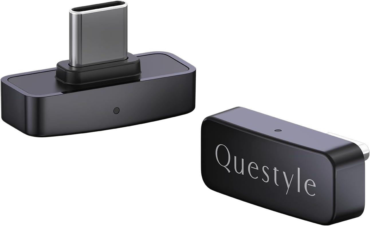 QCC Dongle Pro USB-C Bluetooth Adapter, Bluetooth 5.4 Audio Adapter with LDAC,aptX Lossless&aptX-Adaptive,Low Latency Wireless Lossless Transmitter to Connect Wireless Headphones & Earbuds