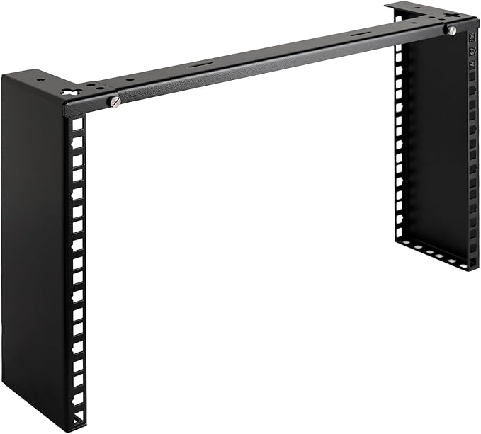RackPath 2U Wall Mount Network Rack - Patch Panel Bracket for Server and Network Equipment – 11.25 inch Deep – Heavy Duty 150lbs Capacity