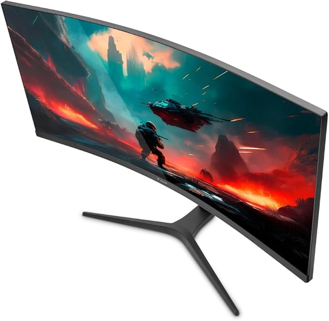 YEYIAN 34 inch Ultrawide Curved 180Hz Gaming Computer Monitor 1ms 1500R VA Screen PC, 21:9 WQHD (3440x1440), 178°Viewing Angle, sRGB 129%, DCI-P3 92%,FreeSync,HDMI x2,DP1.4 x2,Tilt Adjustable
