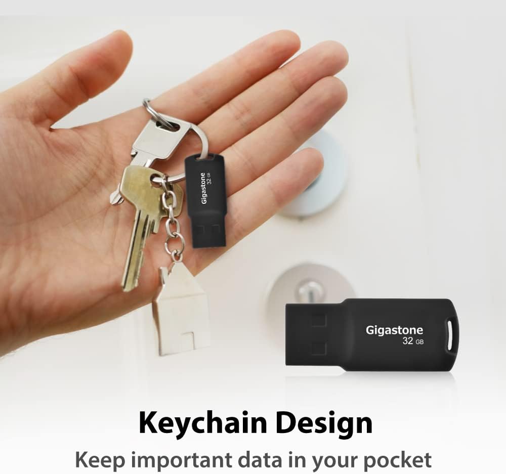 GIGASTONE V70 32GB USB 2.0 Flash Drive Thumb Drive Memory Stick Pen Drive Capless Design Pen Drive