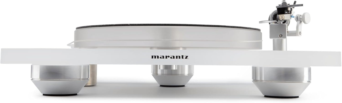 Marantz TT-15S1 Manual Belt-Drive Premium Turntable with Cartridge Included | Floating Motor for Low-Vibration & Low-Resonance | A Smart, Stylish Option for Vintage Vinyl Records