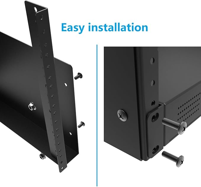 JINGCHENGMEI 6U Wall Mount Network Rack-14 inches Deep-19 Patch Panel Bracket for Network Switches, Server and IT Equipment (6U)