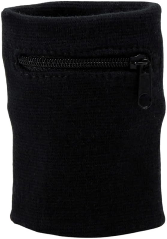 Suddora Zipper Wrist Pouch - Sweatband/Wristband Wallet for Keys, ID, Cards, Cash