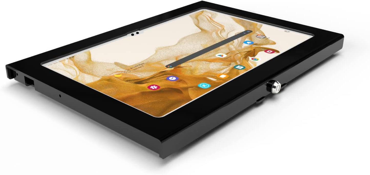 TABcare Locking Anti-Theft Metal Case for Samsung Galaxy TAB Pro 12.2" NotePro 12.2 for Kiosk, POS, Store, Show Display, Time Clock (TAB Pro 12.2, Black)