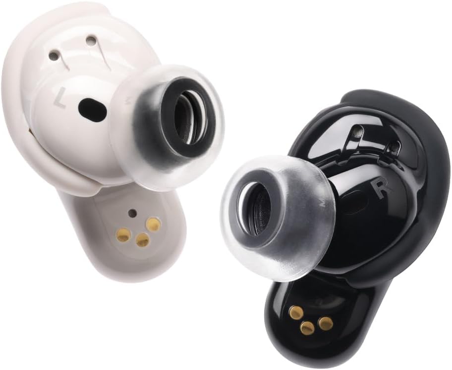 AZLA SednaEarfit Crystal for Bose Earbuds 2 Pair - Bose Earbuds Replacement Tips - Compatible with Bose Quietcomfort Ultra Earbuds, Bose QC Earbuds II (ML)