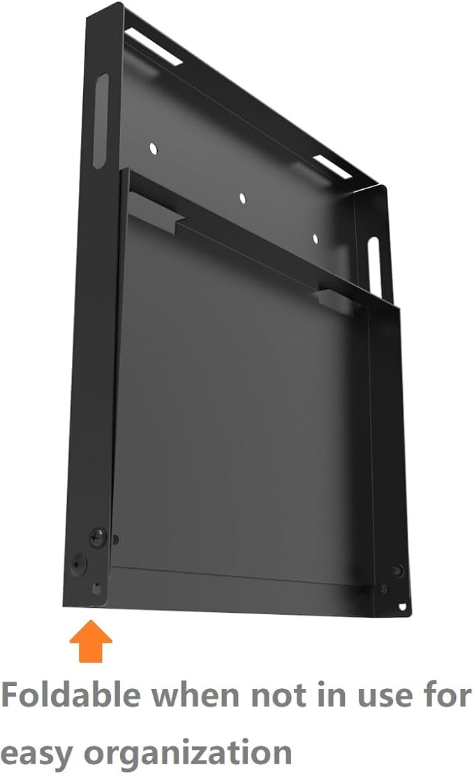 JINGCHENGMEI Universal Mount Computer Wall Mount 10" H x 6" W x 10" D, Adjustable Strap Mount for CPU, UPS, Computer Cases or Other Electronic Devices