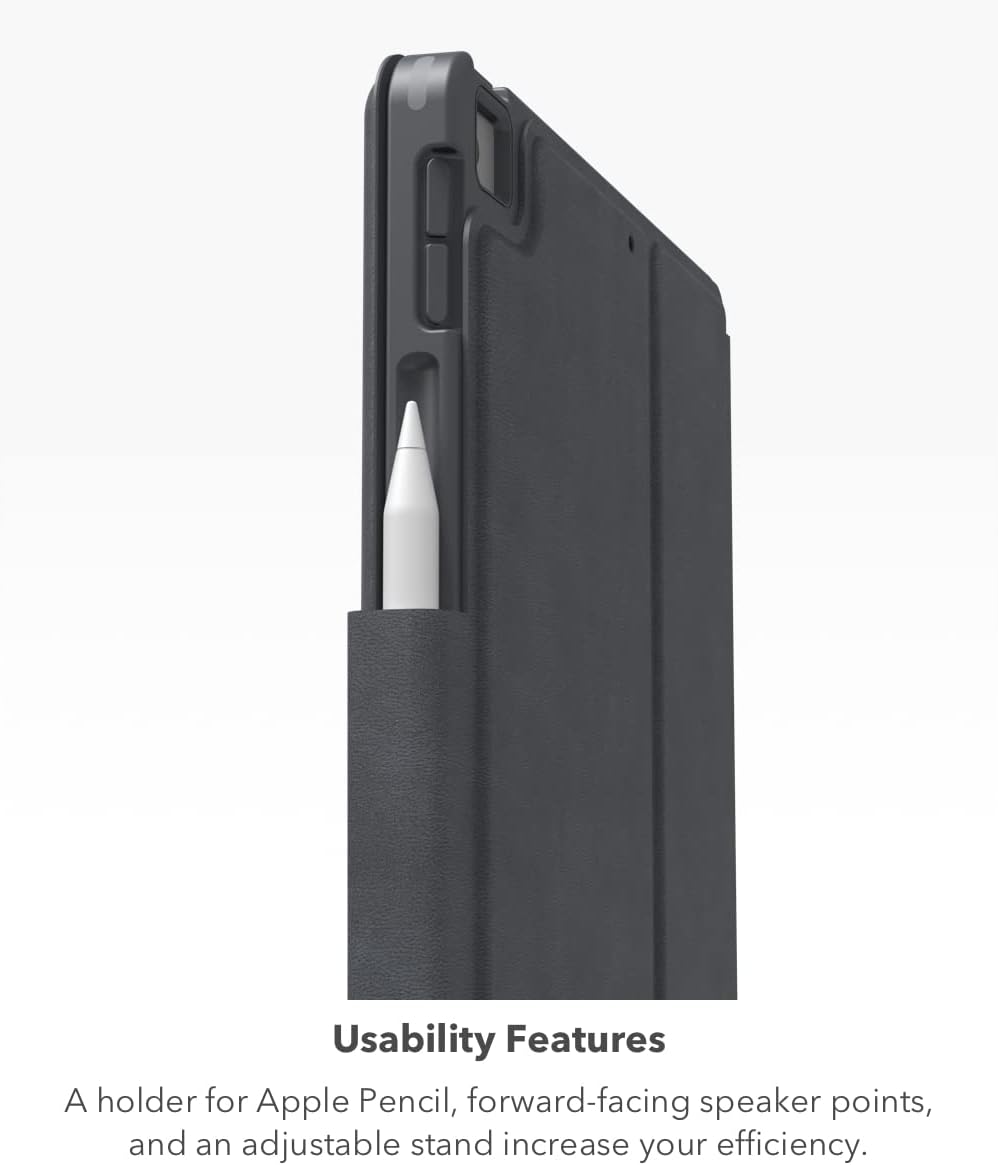 ZAGG Pro Keys Detachable Case and Wireless Keyboard for Apple iPad 11" (A16)/ 10.9 10th GEN, Multi-Device Bluetooth Pairing, Backlit Keyboard, Apple Pencil Holder, 6.6ft Drop Protection, Lightweight