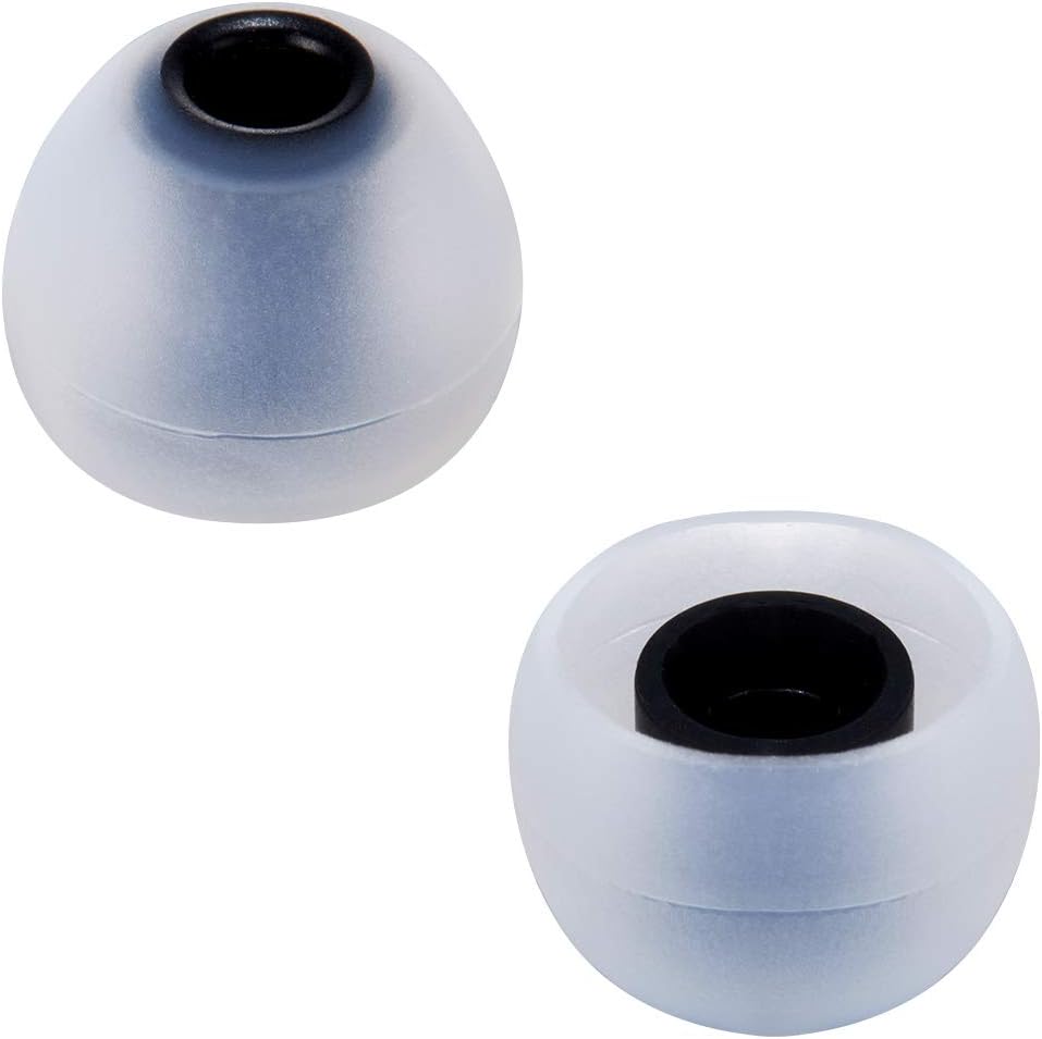 Earbud Tips Soft Silicone Earbuds Replacement Tips Fit for in-Ear Headphones(Inner Hole from 3.8mm -4.2mm Earphones) 9 Pairs S/M/L