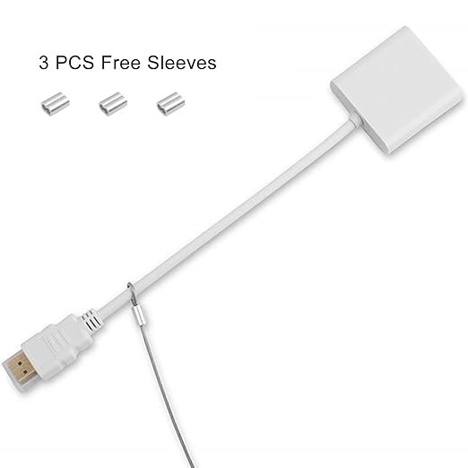 15 Pack Adjustable Cable Tether Universal Computer Adapter Lock Kit DIY Kit Stainless Steel with Nylon Coat Tether Computers/Dongles/HDMI/VGA/DP Adapter