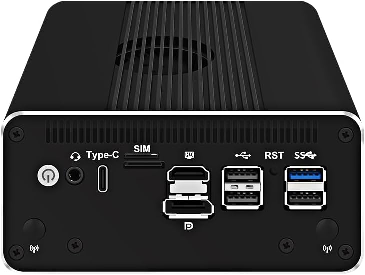 CWWK Intel Alder Lake N100(4C/4T Up to 3.4GHz)/N305(8C/8T Up to 3.8GHz) Dual SFP+10GbE Mini PC|4xIntel I226-V 2.5GbE |DDR5 Memory|PCI-E x4|HDMI+DP+Type-C (10 Gigabit N100, 16G RAM 2TB SSD)