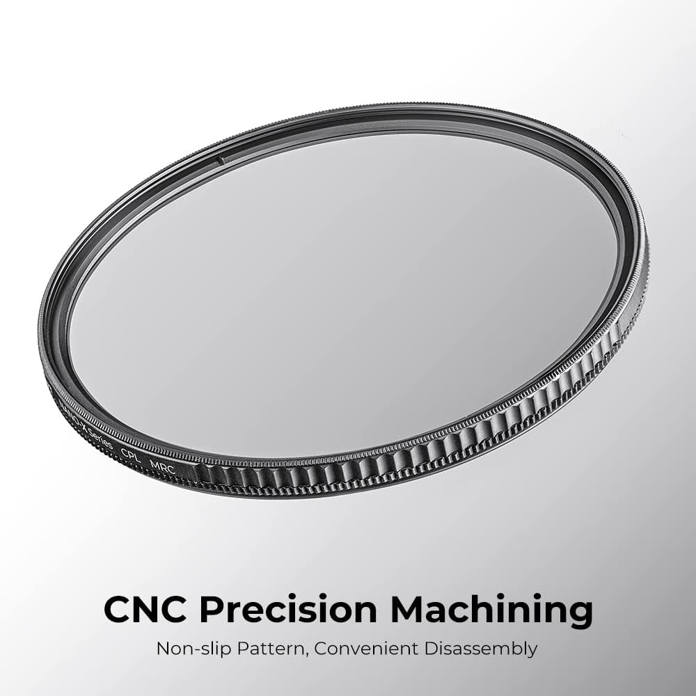 K&F Concept 43mm Circular Polarizers Filter Polarizing Filter 28 Multi-Layer Coated Super Slim High Definition CPL Lens Filter (Nano-X Series)