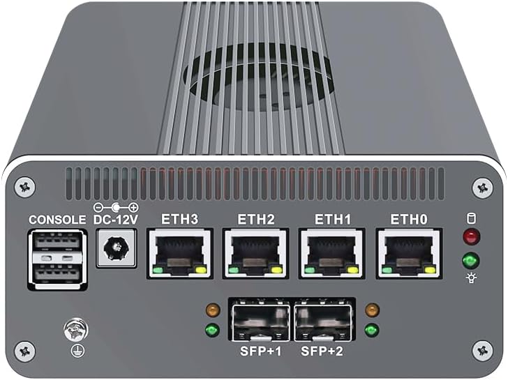 CWWK Intel Alder Lake N100(4C/4T Up to 3.4GHz)/N305(8C/8T Up to 3.8GHz) Dual SFP+10GbE Mini PC|4xIntel I226-V 2.5GbE |DDR5 Memory|PCI-E x4|HDMI+DP+Type-C (10 Gigabit N305, 16G RAM 2TB SSD)