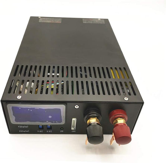 Switching Power Supply 3000W AC-DC Converter Digital Display Current Voltage Adjustable DC 0-48V 62.5A for CCTV, Computer Project, 3D Printer, LED Strip Light, Router