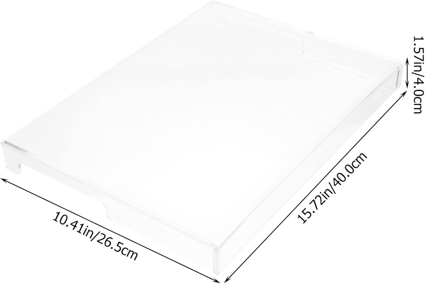NOLITOY Acrylic Keyboard Dust Cover Waterproof Transparent Keyboard Protector for Laptop and Desktop Keyboards Durable Protective Case to Prevent Dust and Spills