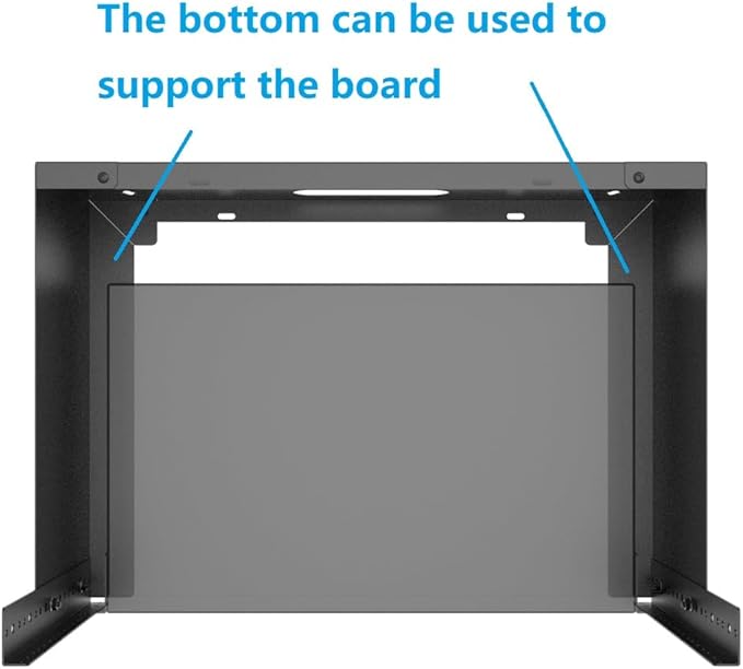 JINGCHENGMEI 6U Wall Mount Network Rack-14 inches Deep-19 Patch Panel Bracket for Network Switches, Server and IT Equipment (6U)