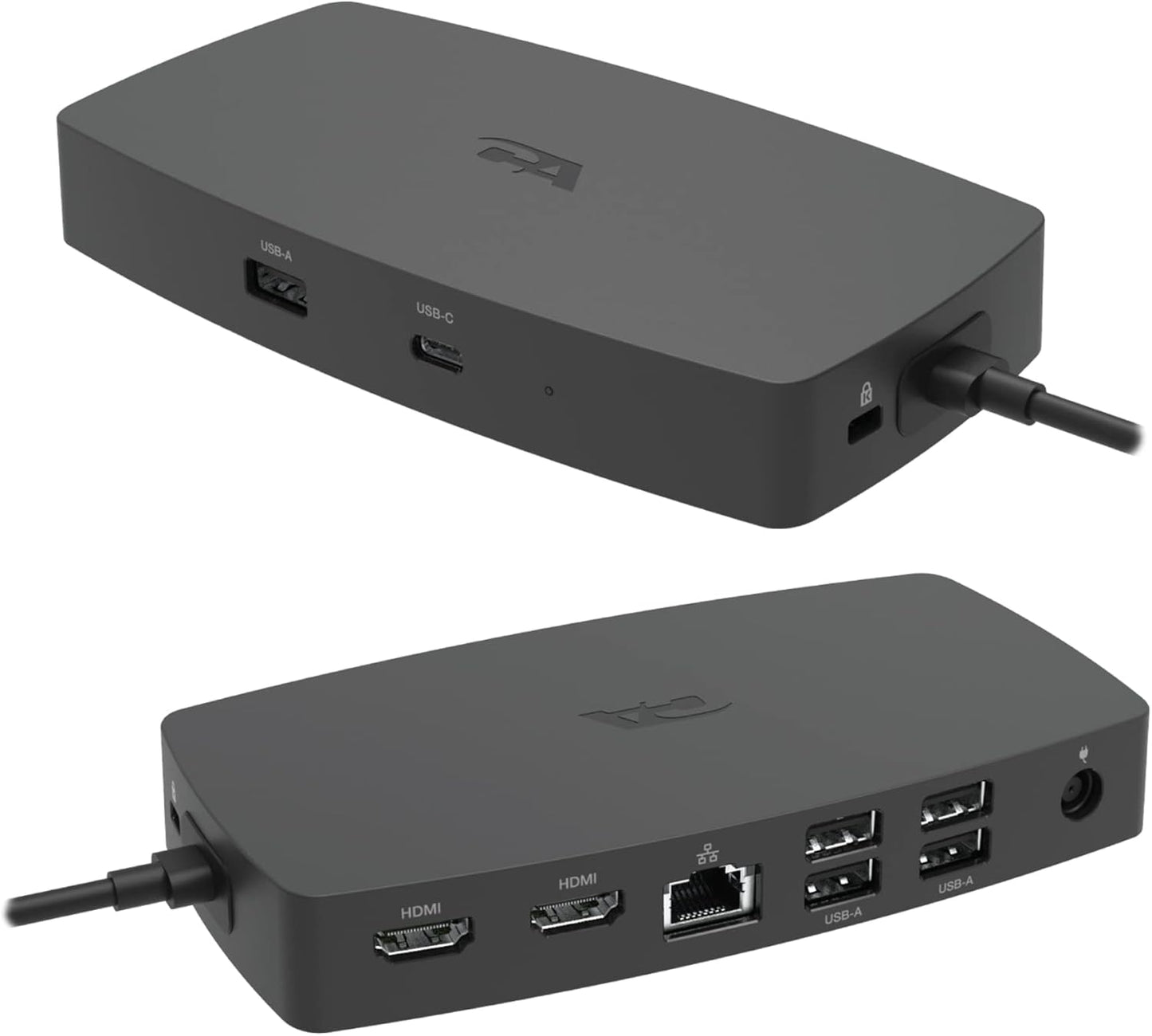Cyber Acoustics Laptop Docking Station (DS-1000) – USB-C with Dual 4K HDMI Displays, Six USB Ports, Ethernet Port, Power for Laptop, TAA Compliant