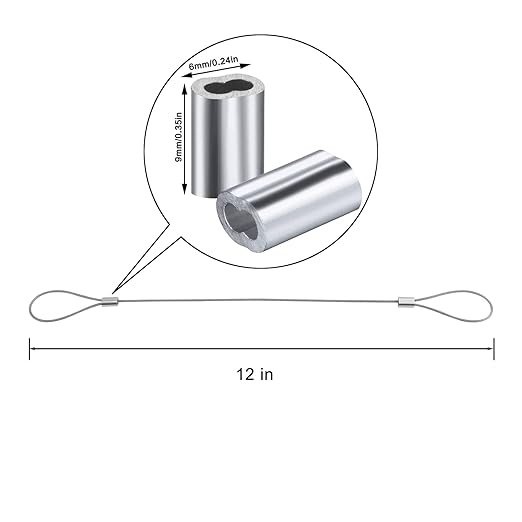 15 Pack Adjustable Cable Tether Universal Computer Adapter Lock Kit DIY Kit Stainless Steel with Nylon Coat Tether Computers/Dongles/HDMI/VGA/DP Adapter