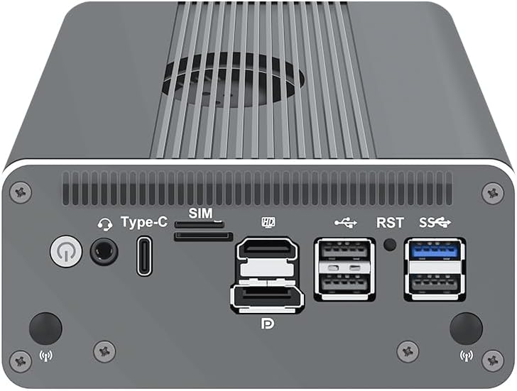 CWWK Intel Alder Lake N100(4C/4T Up to 3.4GHz)/N305(8C/8T Up to 3.8GHz) Dual SFP+10GbE Mini PC|4xIntel I226-V 2.5GbE |DDR5 Memory|PCI-E x4|HDMI+DP+Type-C (10 Gigabit N305, 32G RAM 2TB SSD)