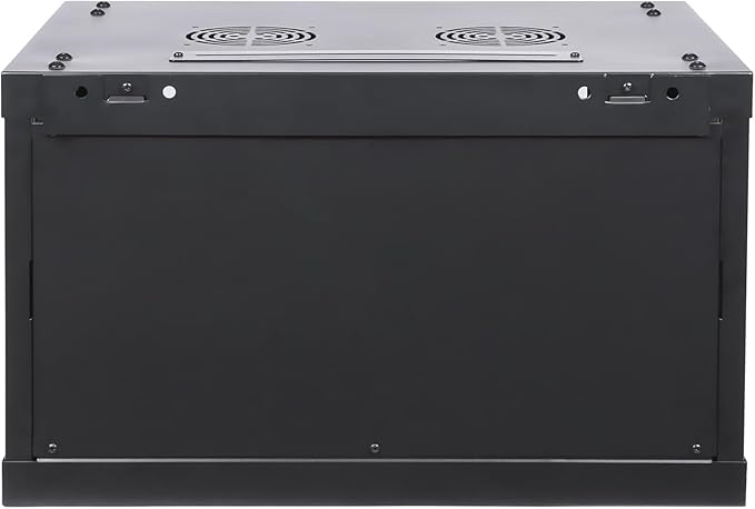 6U Wall Mount Server Cabinet Network Rack Enclosure Locking Glass Door by NETECABLE