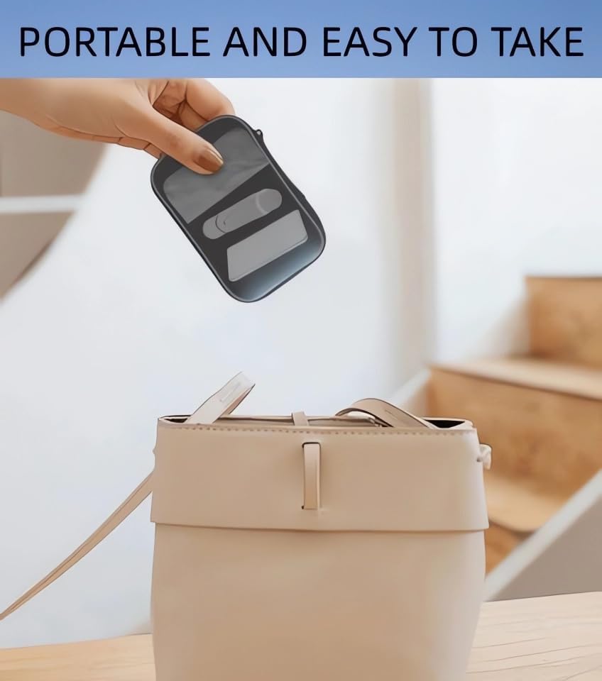 2024 Smartphone Camera Mirror Reflection Clip Kit -【New Version】 Smartphone Selfie Reflector, Adjustable Mobile Phone Reflection Camera Clip, Mirror Reflection Phone Clip for All Phones (1PC-Balck)