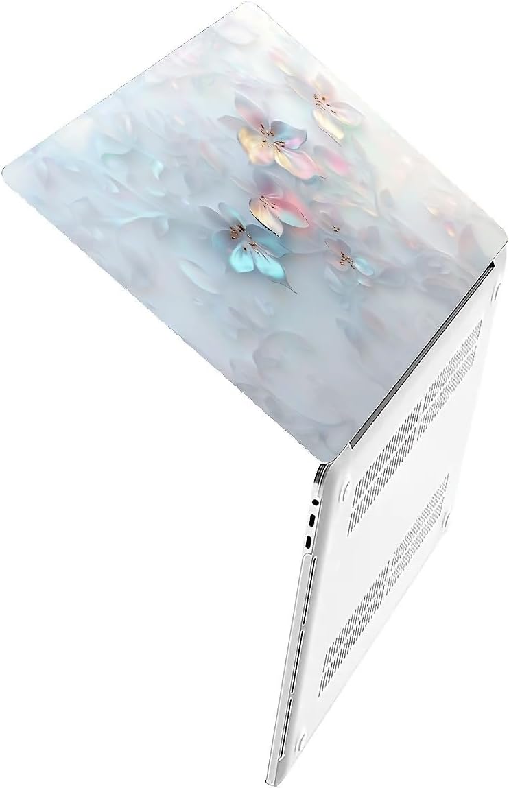 Compatible with MacBook Air 13.3 13.6 Inch Case 2022 2021 2020 2019 Plastic Hard Shell Case Cover,13.3 Pro(A1706/A1708/A1989/A2159/A2289/A2338), Floral