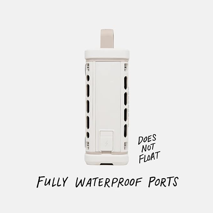 Turtlebox Ranger: Loud! Outdoor Portable Bluetooth 5.4 Speaker | Rugged, Waterproof, Ultra-Portable | Plays to 105db, Deep Bass, Shockproof, Unlimited Pairing for Full Stereo Experience, Ivory