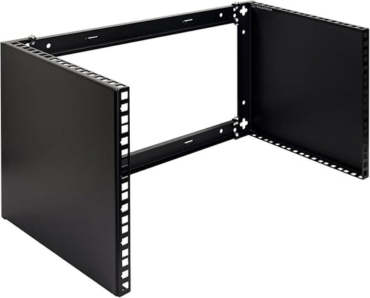 RackPath 6U Wall Mount Network Rack - Patch Panel Bracket for Server and Network Equipment – 11.25 inch Deep – Heavy Duty 150lbs Capacity