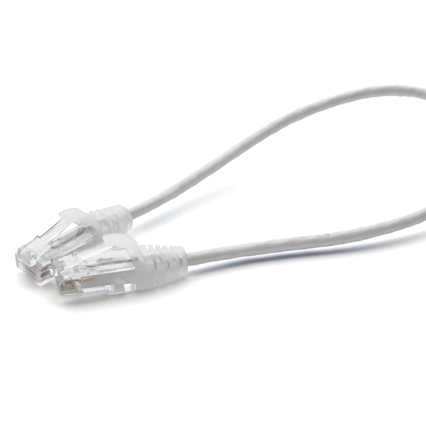 TRUECABLE Cat6 Component Rated Patch Cable, Unshielded (U/UTP), 1ft, White, 28AWG Solid Copper, Snagless 10G High-Speed Ethernet Cable, PoE++ 4PPoE 100W, UL Listed, RoHS-3, 1 Pack
