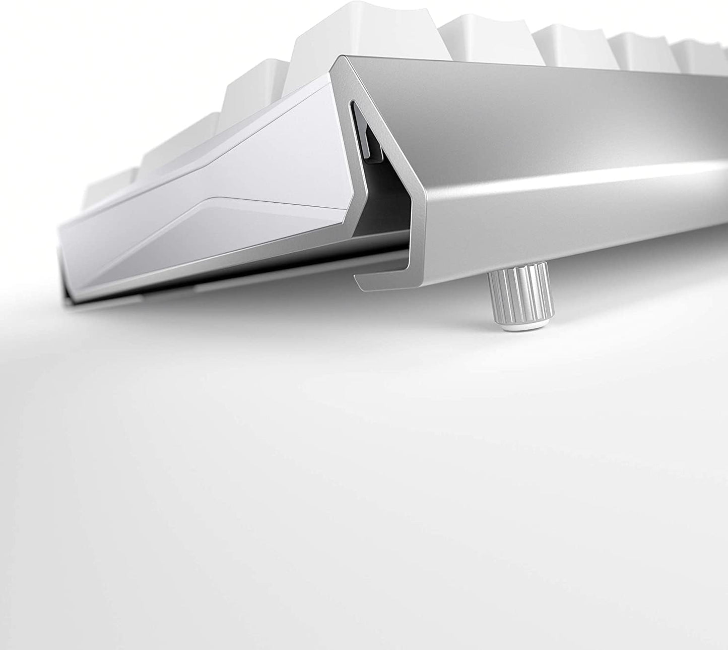 Cherry MX 3.0 S Wired Mechanical Gaming Keyboard. Aluminum Housing Built for Gamers w/MX Red Switches. RGB Backlit Color Display Over 16m Colors. from The Makers of MX. Full Size. Pure White.
