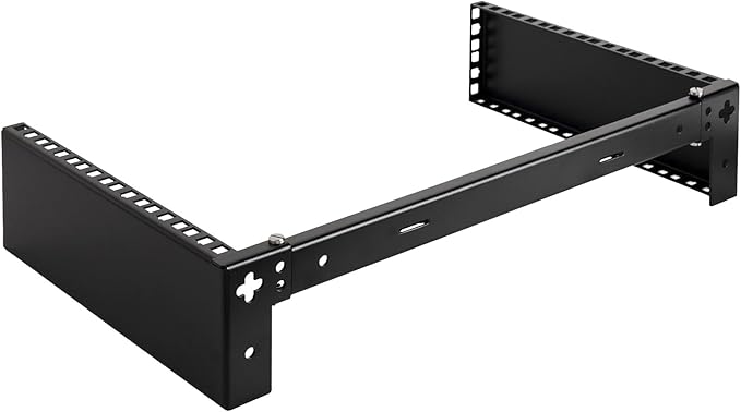 RackPath 2U Wall Mount Network Rack - Patch Panel Bracket for Server and Network Equipment – 11.25 inch Deep – Heavy Duty 150lbs Capacity
