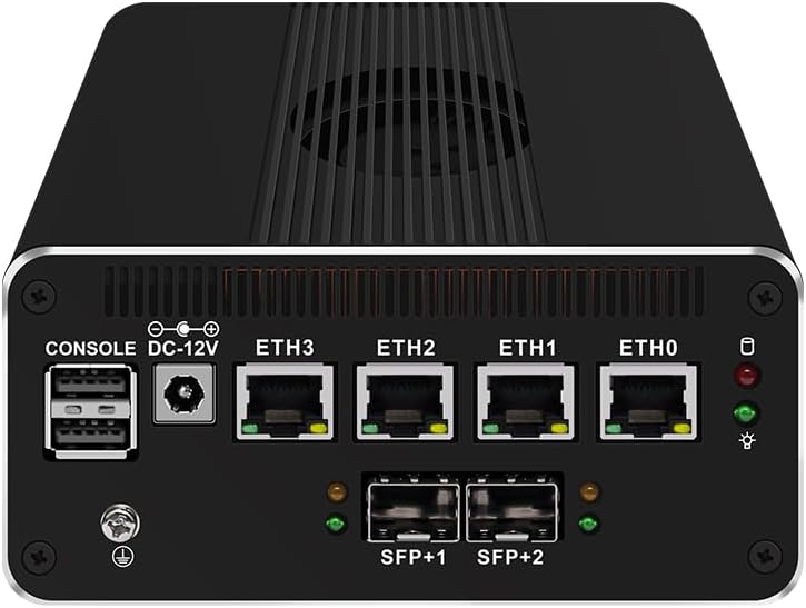 CWWK Intel Alder Lake N100(4C/4T Up to 3.4GHz)/N305(8C/8T Up to 3.8GHz) Dual SFP+10GbE Mini PC|4xIntel I226-V 2.5GbE |DDR5 Memory|PCI-E x4|HDMI+DP+Type-C (10 Gigabit N305, 16G RAM 1TB SSD)