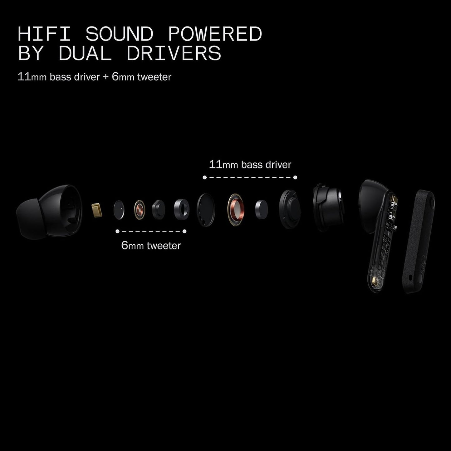 CMF Buds Pro 2 Wireless Earbuds, Hi-Res Audio with LDAC, 50 dB Hybrid Noise Cancelling Earbuds, Ultra Bass Technology, Bluetooth 5.3, 43H Play Time with Charging Case, 6 HD Mics Headphones, Orange