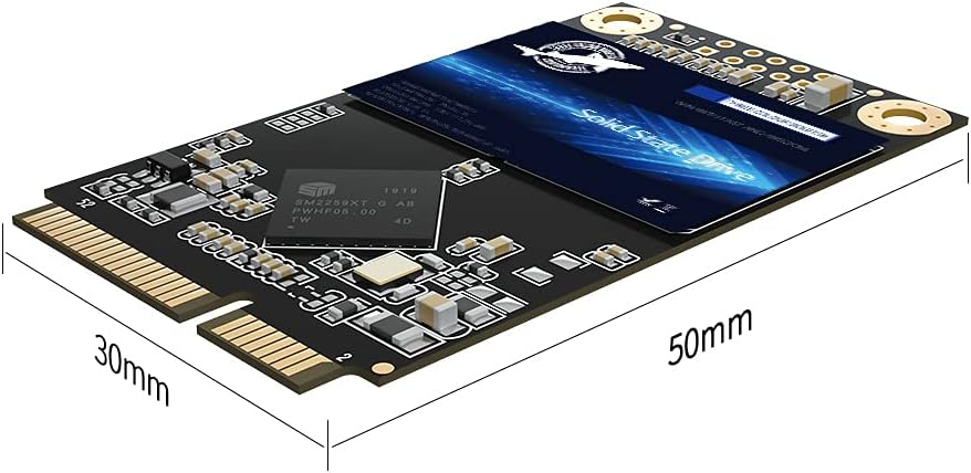 SSD mSATA 512GB Dogfish Internal Solid State Drive High Performance Hard Drive for Desktop Laptop SATA III 6Gb/s Includes SSD 16GB 32GB 60GB 64GB 120GB 128GB 240GB 250GB 480GB 500GB (512GB MSATA)
