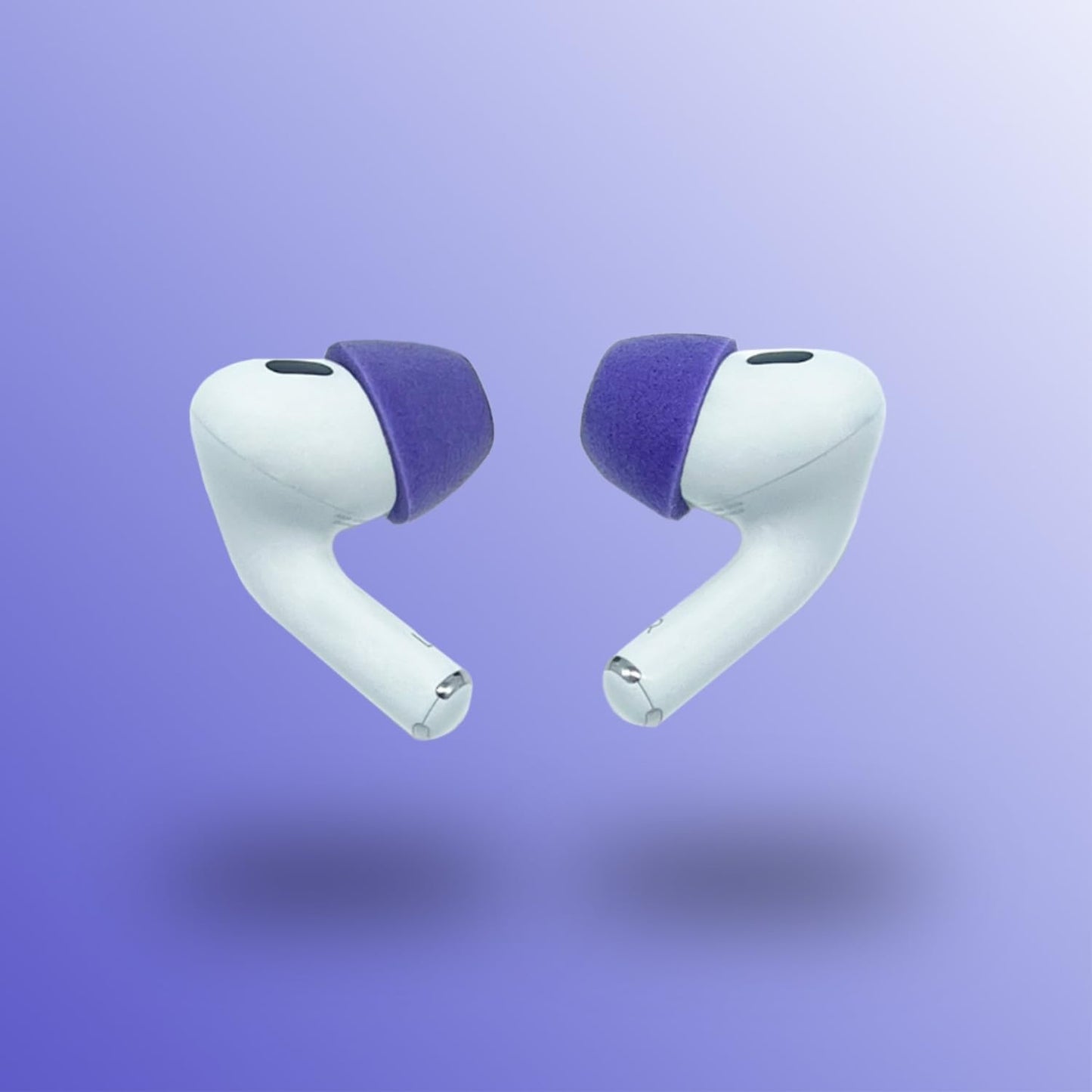 Comply Memory Foam Replacement Earbud Tips for Apple AirPods Pro 1 & 2 | Ultimate Comfort, Secure Fit, Superior Noise Isolation | Anti Slip, Prevent from Falling Out | Purple (S/M/L) (3 Pairs)