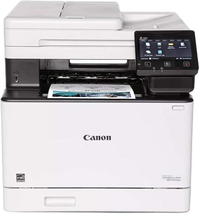 Canon Color imageCLASS MF751Cdw All-in-One Wireless Laser Printer – Print, Copy, Scan (Renewed)