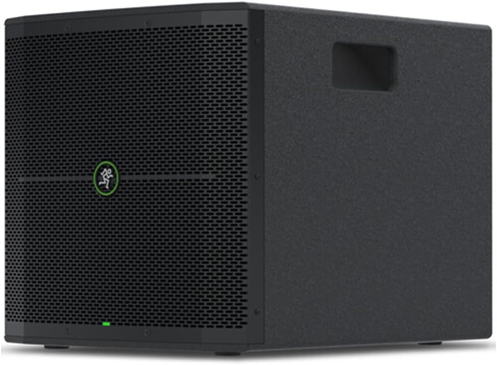 Mackie Thump115S 1400W 15" Powered Subwoofer with DSP Bundle Slipcover for Thump115S Subwoofer and Gravity Adjustable Speaker Pole