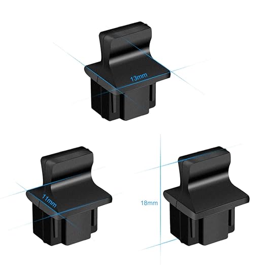 RJ45 Dust Covers Caps Ethernet Port Plugs Suitable for Open Slot on Network Switch Silicone 20pcs/Pack