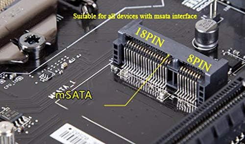 SSD mSATA 64GB Dogfish Internal Solid State Drive High Performance Hard Drive for Desktop Laptop SATA III 6Gb/s Mini ssd (64GB Msata)