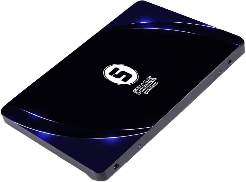 SSD SATA 2.5" 64GB Shark Speed Internal Solid State Drive High Performance Hard Drive for Desktop Laptop SATA III 6Gb/s(64GB, 2.5''-SATA3)