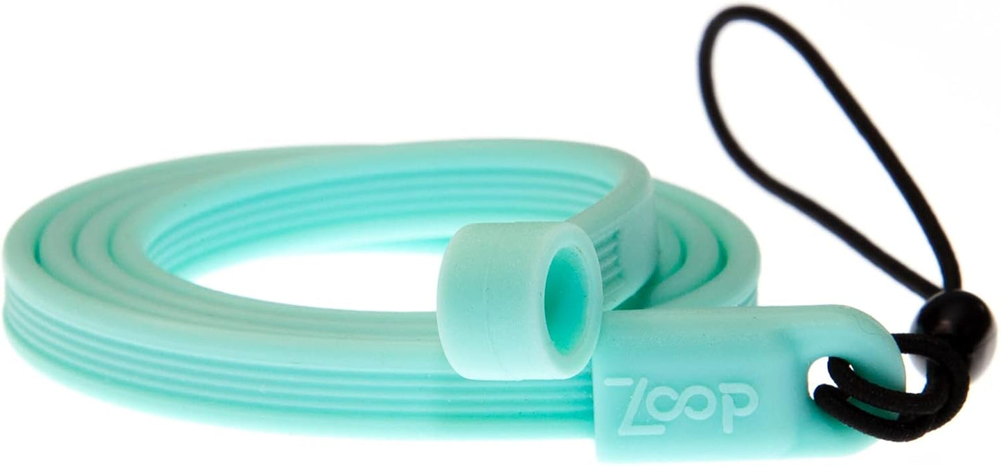 ZoopLoop Blue Silicone Scratchproof 20.75in Tether for Digital Electronic Styluses (Diameter Range: 0.27-0.37in) - Secure Stylus to Tablet Case - Tablet Pencil Holder Accessory