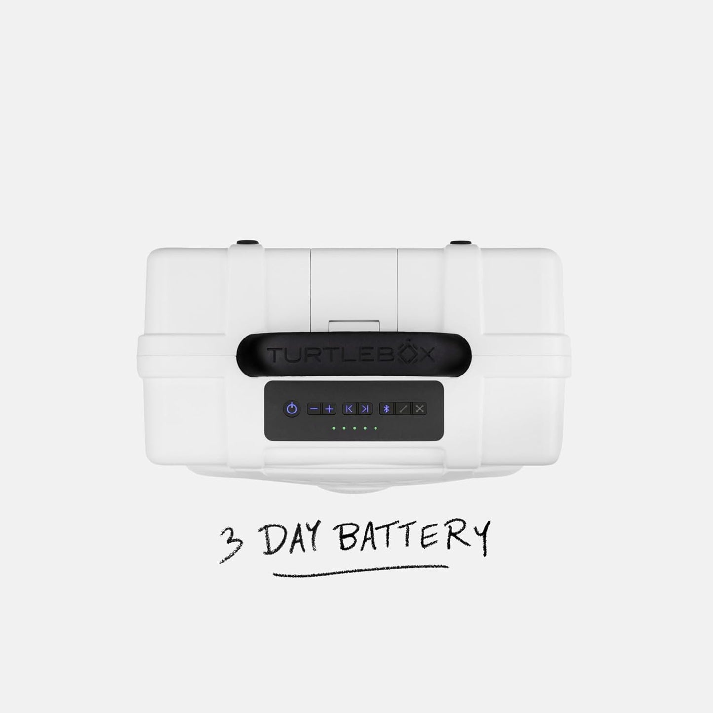 Turtlebox Original Gen 3: Portable Outdoor Bluetooth Speaker – Ultra-Loud (120dB), Waterproof (IP67), Rugged, Impact-Resistant, 3-Day Battery | Party Mode: Unlimited Pairing Stereo, White/Navy