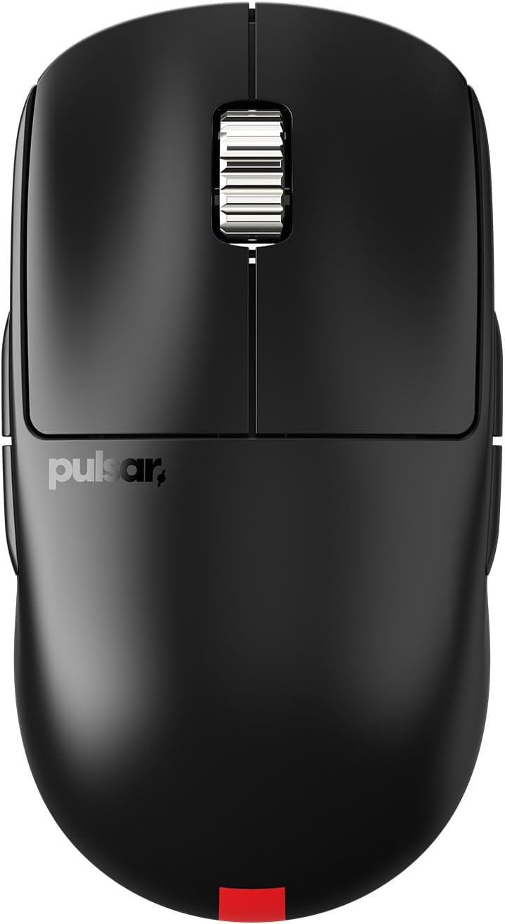Pulsar Gaming Gears X2A v3 ES Wireless Gaming Mouse, Ultra Lightweight, Optical Switch, 32000 DPI, 750 IPS, XS-1 Sensor, 8k Compatible (Mini, Black)