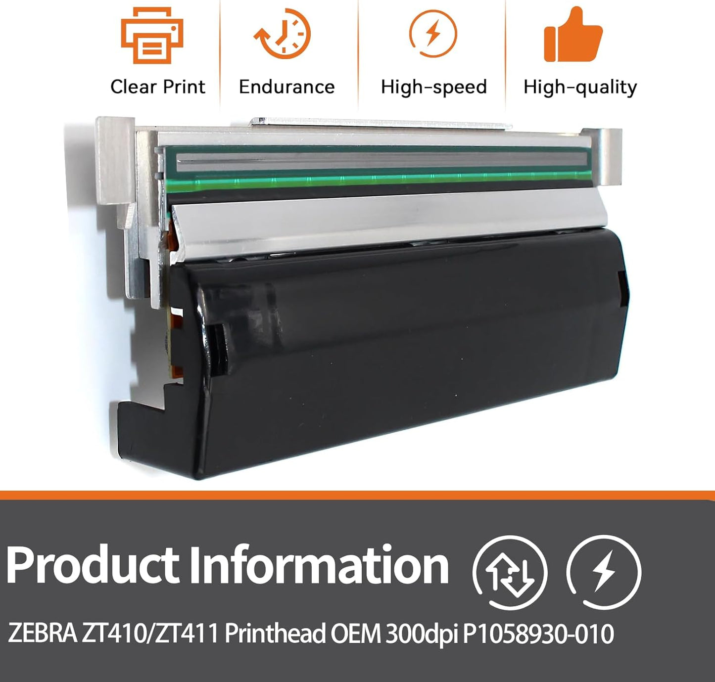 P1058930-010 New Printhead for Zebra ZT411 ZT410 Thermal Industrial Printer |High-Class-Replace| 300dpi