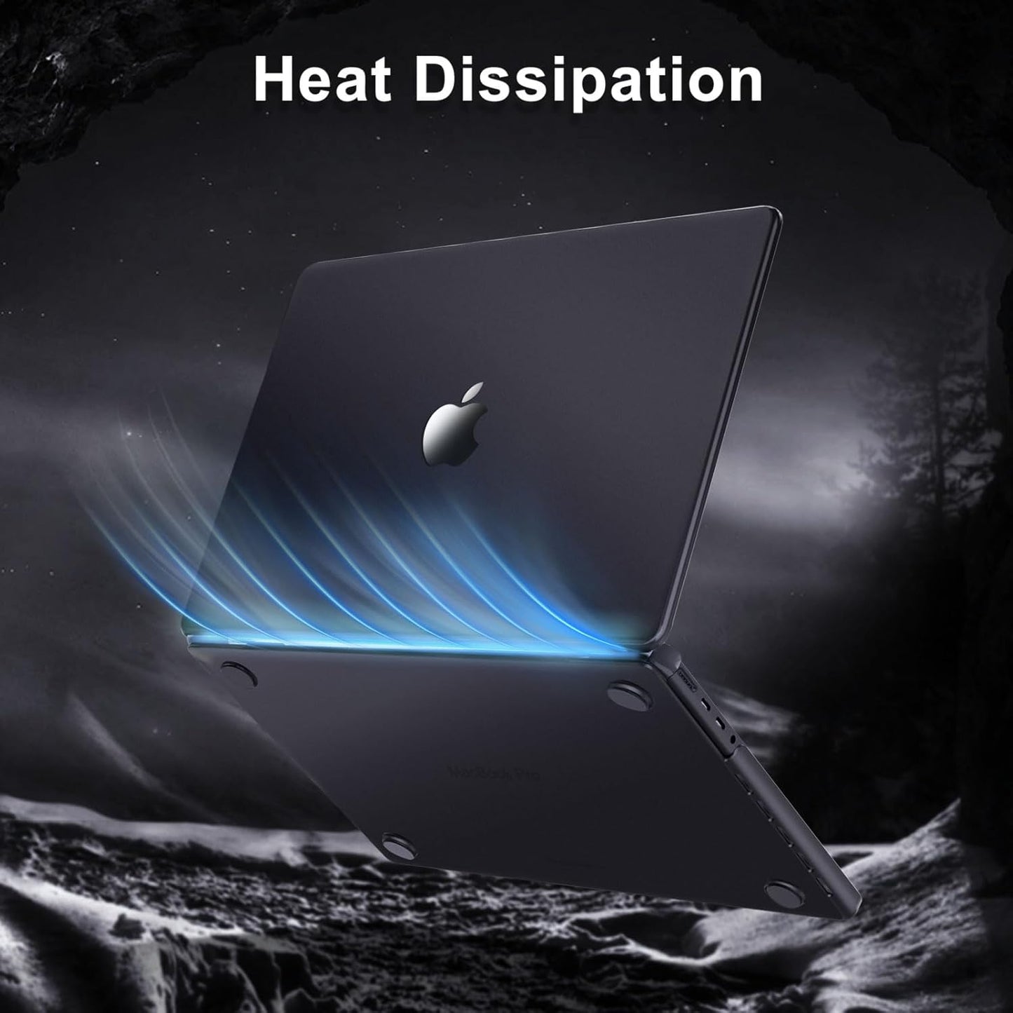 MOSISO Compatible with MacBook Pro 16 inch Case 2025 2024 2023 2022 2021 M4 M3 M2 M1 A3403 A3186 A2991 A2780 A2485, Natural Original Color Hard Case&Keyboard Cover&Screen Film&Type C,Space Black Clear