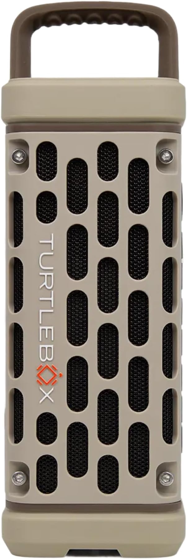 Turtlebox Ranger: Loud! Outdoor Portable Bluetooth 5.4 Speaker | Rugged, Waterproof, Ultra-Portable | Plays to 105db, Deep Bass, Shockproof, Unlimited Pairing for Full Stereo Experience, Tan