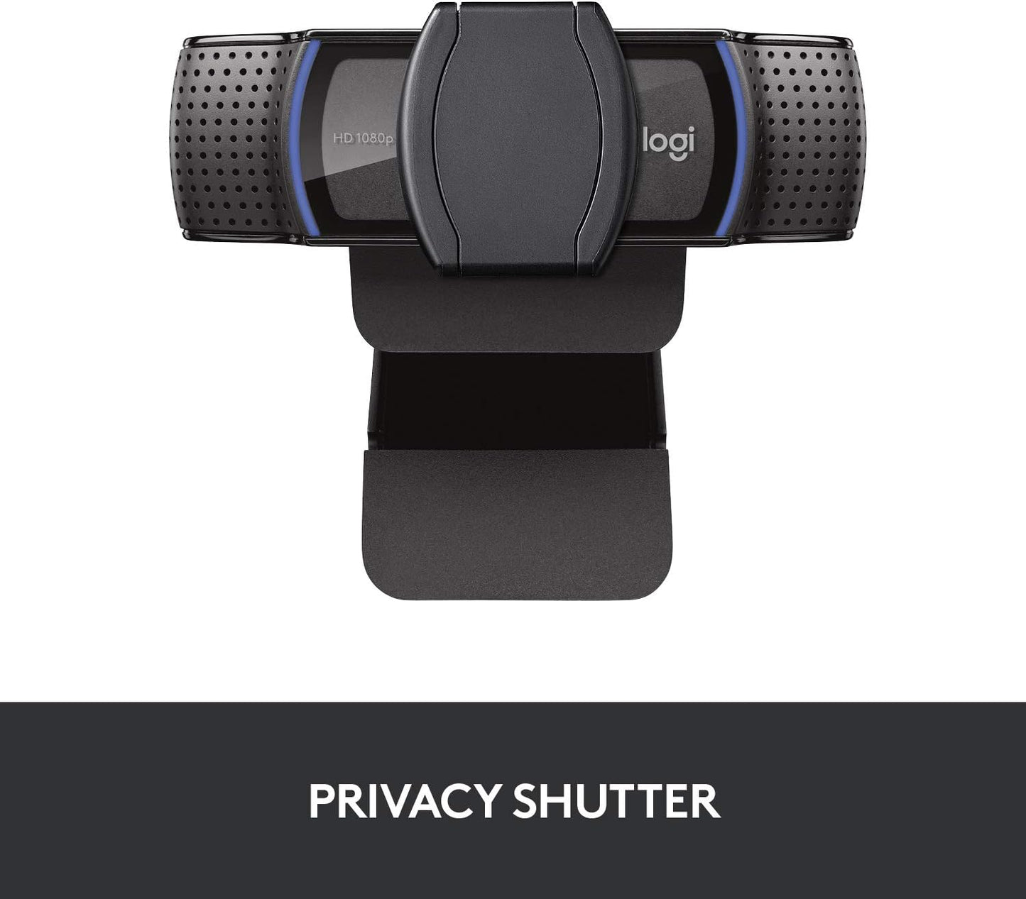 Logitech C920S HD Pro Webcam, Full HD 1080p/30fps Video Calling, Clear Stereo Audio, Light Correction, Privacy Shutter, Works with Skype, Zoom, FaceTime, Hangouts, PC/Mac/Laptop/Tablet/XBox - Black