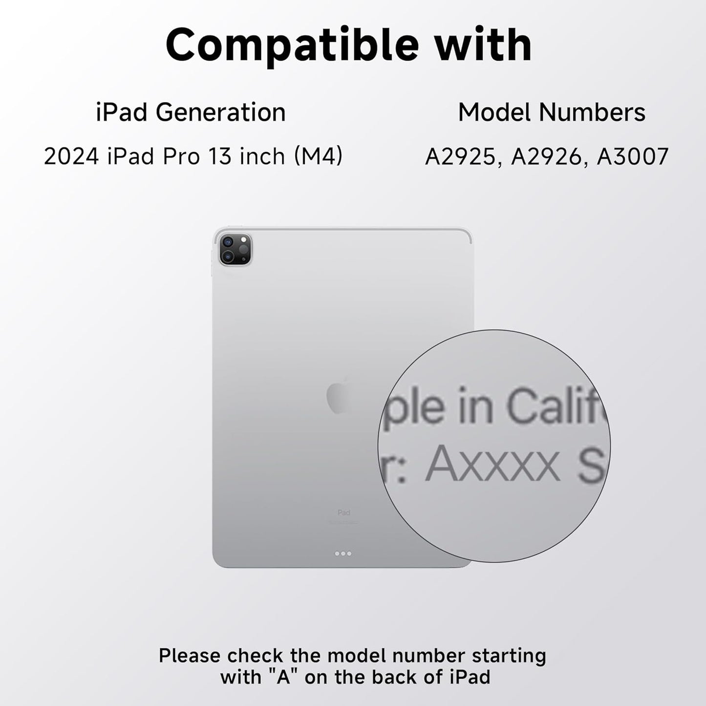 iPad Keyboard Case for 2024 M4 iPad Pro 13 inch, Magic Wireless Keyboard with Trackpad 7 Color Backlit, 360° Rotating Stand Transparent Protective Cover with Pencil Holder (Pink)