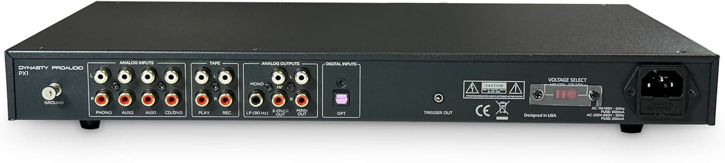 PX1 High Definition Multi-Source Hi-Fi Home Audio Stereo Preamplifier