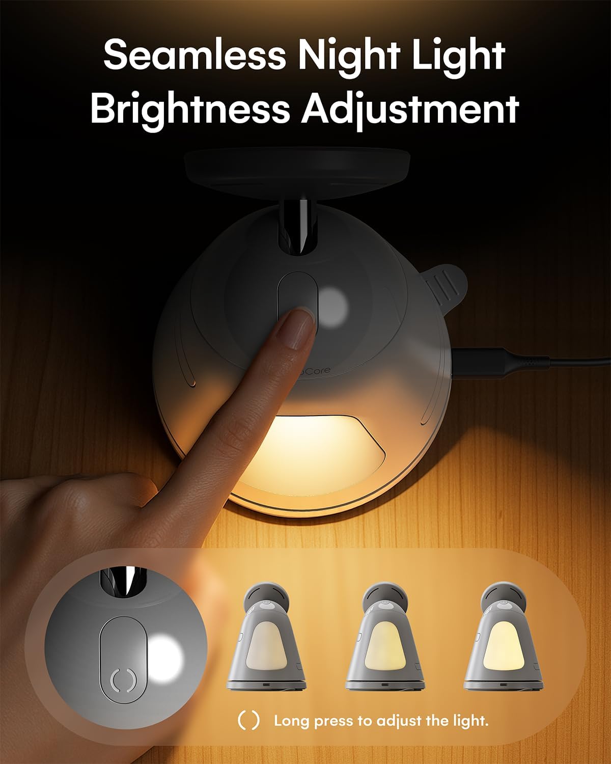 ZEEHOO 4 in 1 Wireless Charging Station for Apple,Mag-Safe Charger&Dimmable Light,Qi2 15W Rotating Fast Wireless Charger for iPhone 16,15,14,13,12&Pixel 10&iWatch&Samsung Watch&AirPods(30W Adapter)