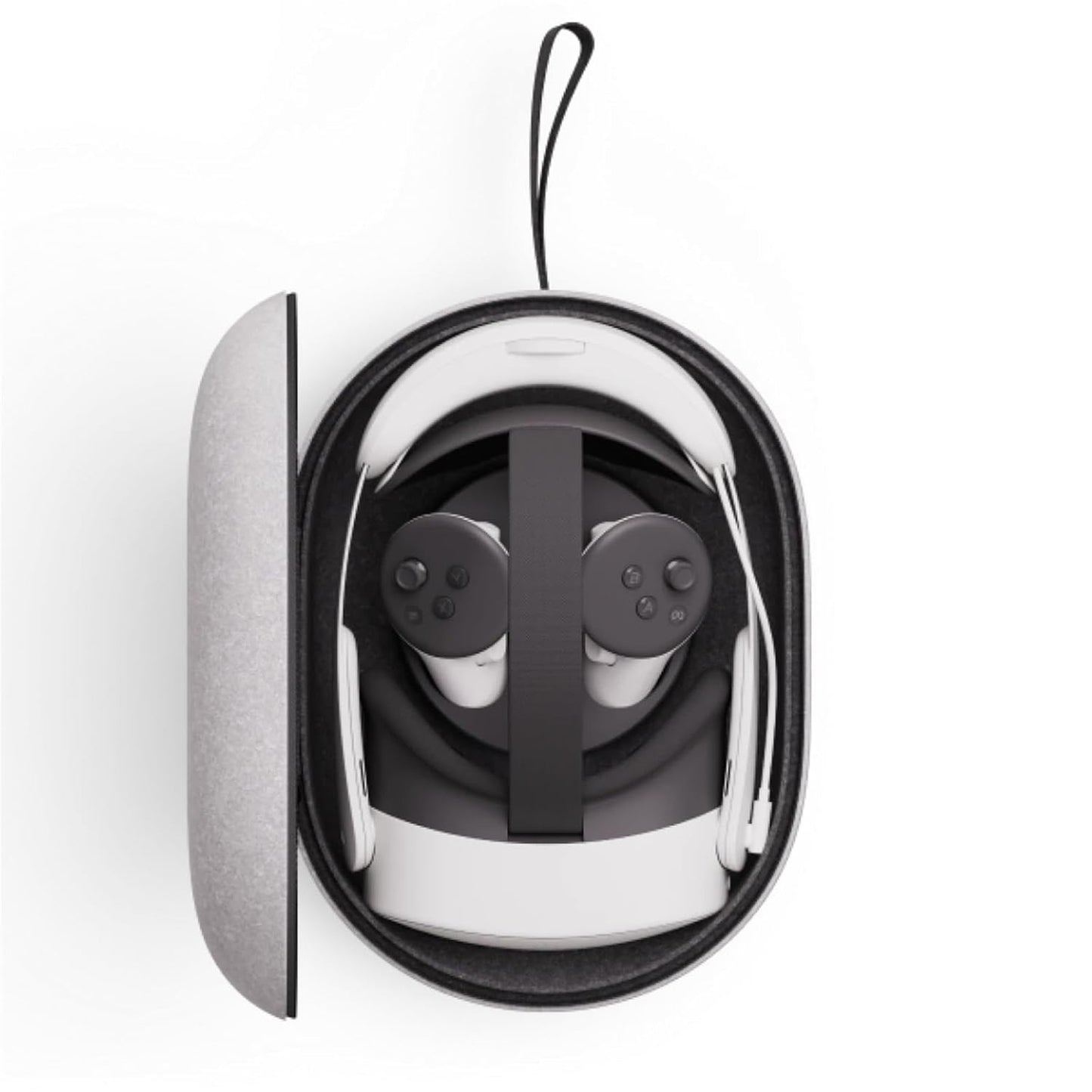 Meta Quest Carrying Case — Works with Meta Quest 3/3S — Premium Style and Protection — Fits Quest 3/3S, Touch Plus Controller, Headstrap, Active Straps, Charging Cable and Adapter